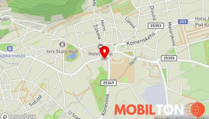 mapa Aladin kebab krupka Turecká restaurace v Mariánské nám. 116