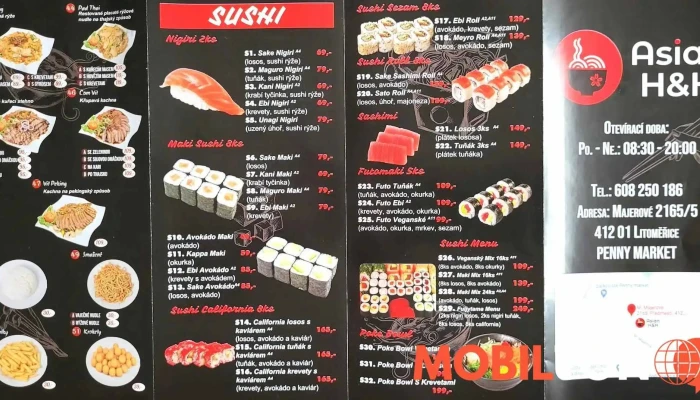 Asian Hh Menu - Czech Republic