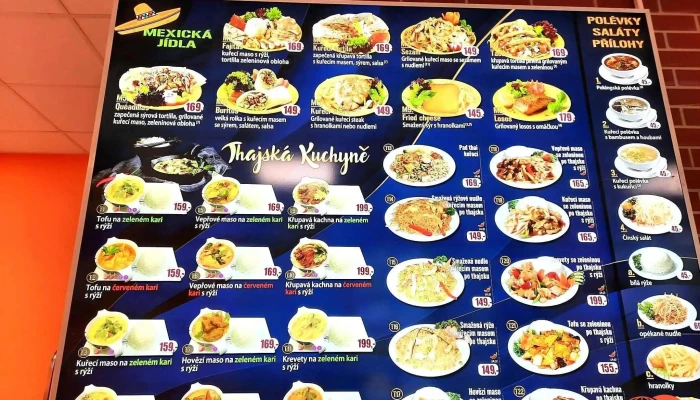Asian Wok -  Menu - Pražská