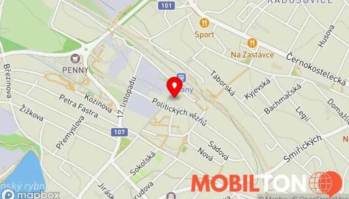 mapa Avalanche burger Rozvoz jídla, Rozvoz pizzy v Cesta Svobody 220/20