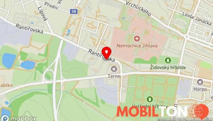 mapa Avenue Restaurace Restaurace v Rantířovská 3