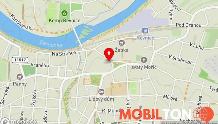 mapa Bar U krtka Bar v nám. Krále Jiřího z Poděbrad 44