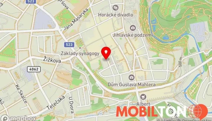 mapa Beertime Pivní výčep, Bar, Pivní zahrádka v Mrštíkova 1165/10