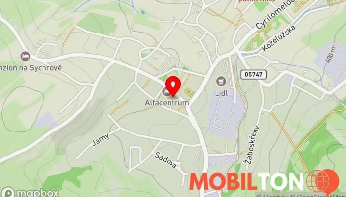 mapa Beseda Restaurace, Galerie umění, Bar, Klub, Kavárna, Hospoda v Dobrovského 40