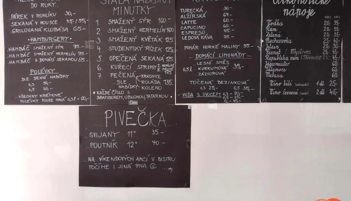 Bistro Akord -  Menu - Tyršova 535