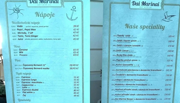 Bistro & Café Dai Marinai - Ke Kopanině 421