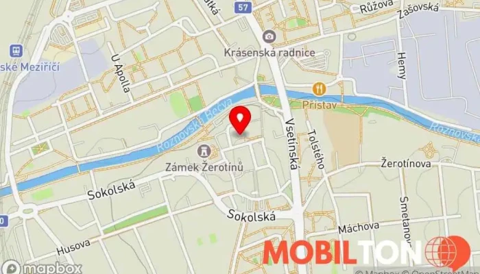 mapa Bistro Jako Doma Restaurace v Křížkovského 116