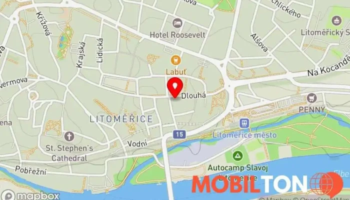 mapa Bistro Rezavá Bistro v Dlouhá 211/10