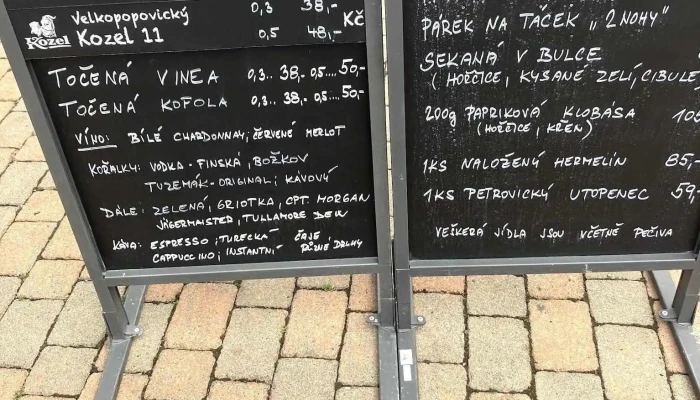 Bistro Zel St Cernosice Mokropsy Menu - Zdeňka Lhoty 505