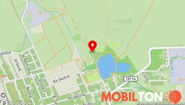 mapa Blue truck Rychlé občerstvení v Vestec-Jesenice u Prahy