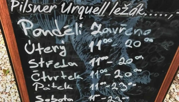 Bucicky Mlyn Menu - Podolí
