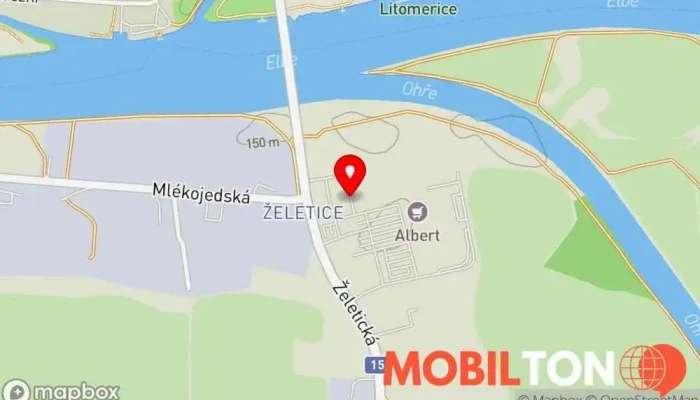 mapa Bufet Rychlé občerstvení v Želetická 412 01