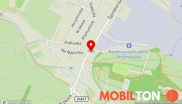 mapa Bufet U Cinků Restaurace v Žižkova 714