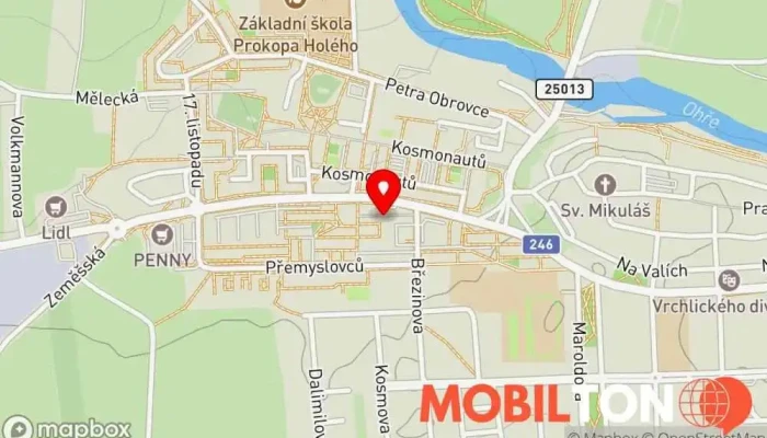 mapa Bufet U Stříbrňáka Bufetová restaurace v 