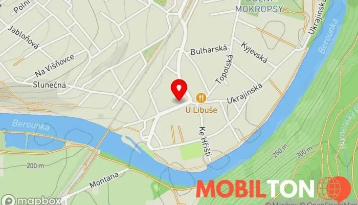 mapa BUFÍK U MOKRÝHO PSA Rychlé občerstvení v Dr. Janského 594