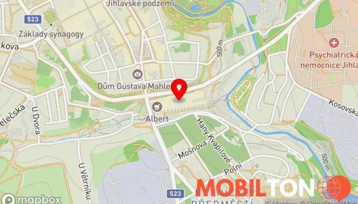 mapa Burger King Restaurace, Americká restaurace, Hamburgerová restaurace v Hradební 1