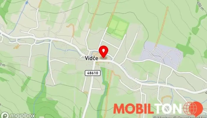 mapa Cafe Bar Bora Bora Bar, Kavárna a bar v Vidče