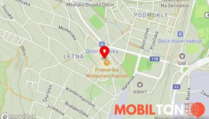 mapa Centrum Pivovar Nákupní centrum v Sofijská 2/3