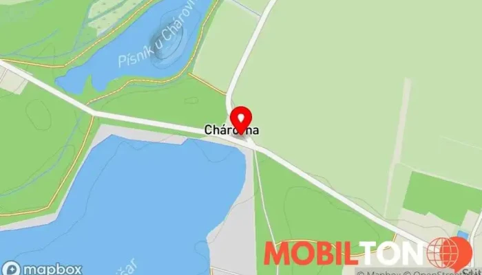 mapa Chárovna Restaurace v Klamoš-Chlumec nad Cidlinou