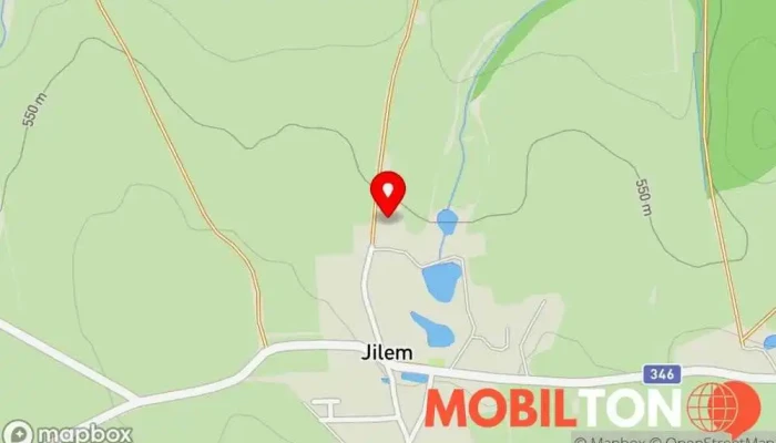 mapa Chata U Jelena Restaurace v Jilem