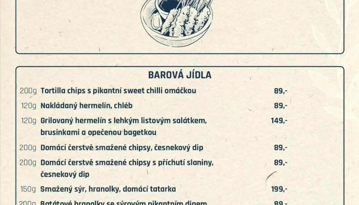 Chelsea Pub -  Menu - Lešetín I 674