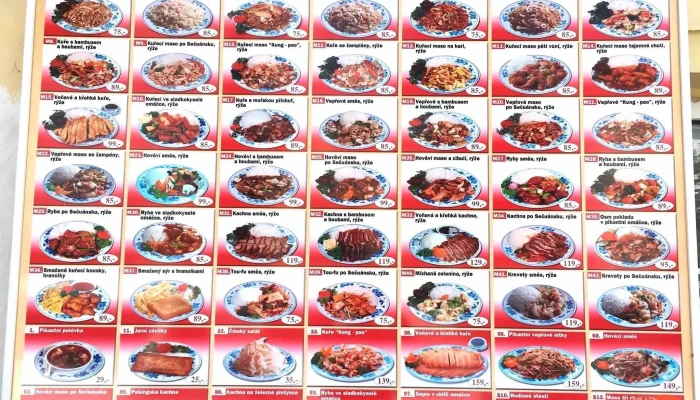 Cinska Restaurace Menu - Masarykovo Nám. 8/15