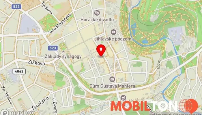 mapa Čínská restaurace U Zlatého draka Restaurace v Masarykovo Nám. 1191