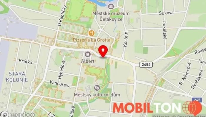 mapa Cmc residence & Conference Inn Hotel v nám. 5. května 112