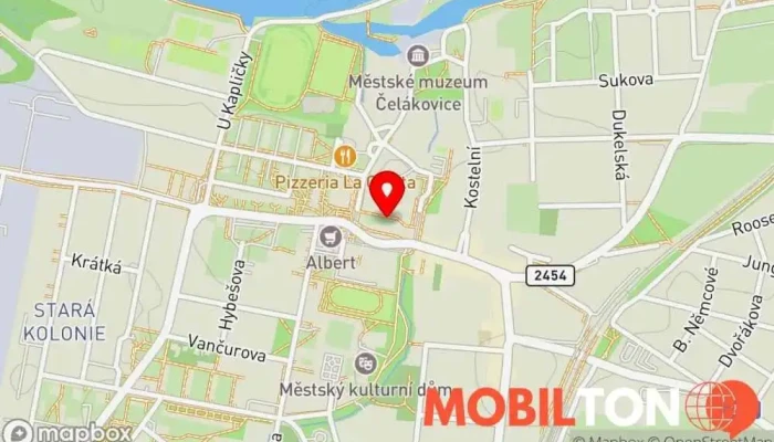 mapa Country Grill ČR Čelákovice, s.r.o. Prodejní stánek, Bar a gril v nám. 5. května 11