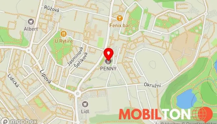 mapa Country Grill ČR Most, Višňová, s.r.o. Prodejní stánek, Bar a gril v Višňová 3129