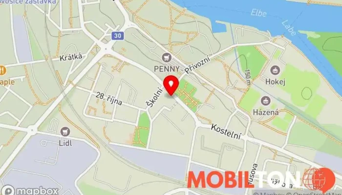 mapa Country Grill ČR, s.r.o. Prodejní stánek, Bar a gril v Osvoboditelů 39