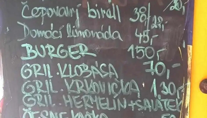 Cyklorest U Vody Aneb U Jedne Stopy Menu - Meziříčská 2848