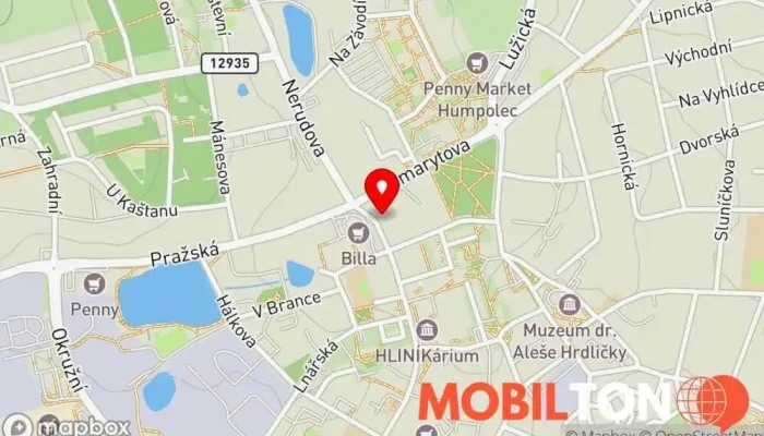mapa CykloZmrzka Prodej zmrzliny v Nerudova