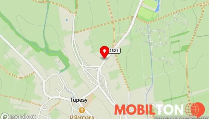 mapa Cyrilka Prodej zmrzliny v Tupesy