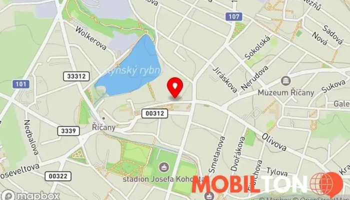 mapa Dhaba Beas Vegetariánská restaurace, Rychlé občerstvení v Masarykovo nám. 59