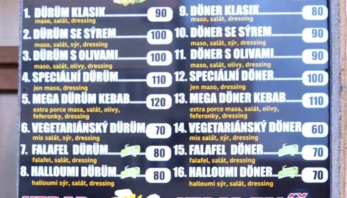 Doner Kebab Celakovice Hodnoceni - Masarykova 14
