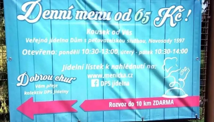 Dps Restaurace -  Menu - Novosady 1597