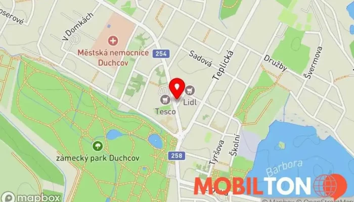 mapa Eichlerova Kavárna Kavárna a bar v 