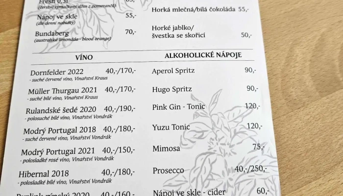 Flek Na Kafe -  Ceny - Masarykova 96
