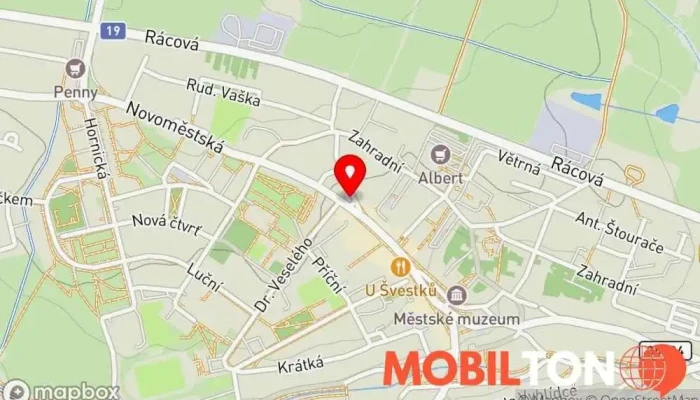 mapa Flower Coffee Kavárna v Masarykovo nám. 31