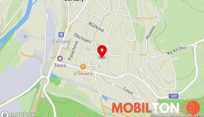 mapa Food truck Alexandra Rychlé občerstvení v Mračská 6