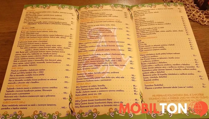 Food Truck Alexandra -  Menu - Mračská 6