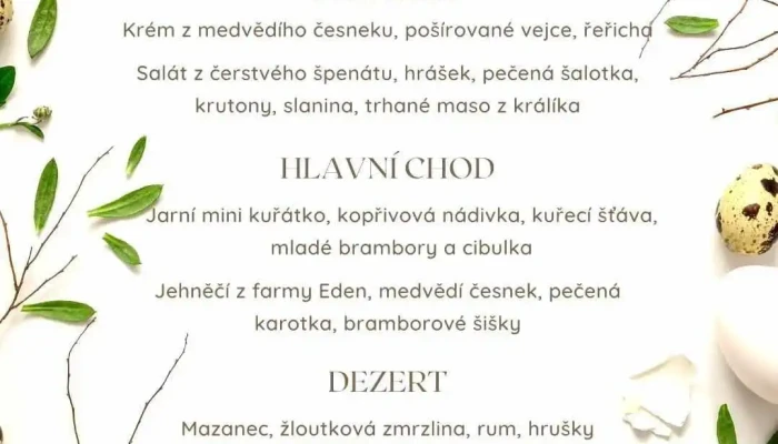 Forest Resort Menu - Vír
