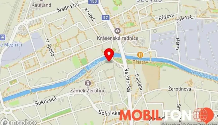 mapa Fresca Restaurant Restaurace v Nábřeží 268