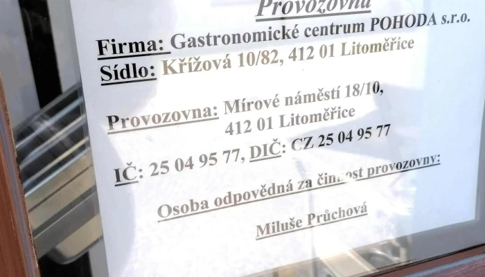 Gastronomicke Centrum Pohoda Sro Instagram - Město