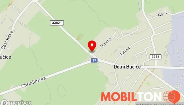 mapa Gyro Bistro Rychlé občerstvení v Ovocná