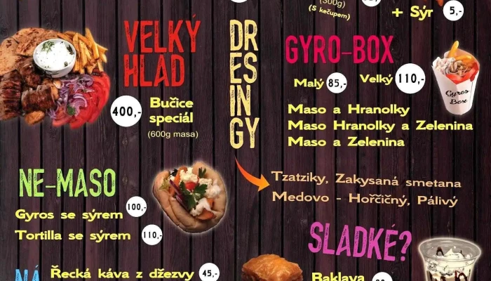 Gyro Bistro -  Menu - Ovocná