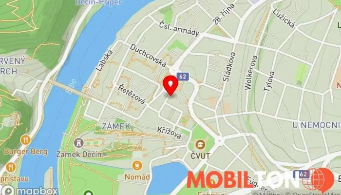 mapa H Hotel v 9, Masarykovo nám. 82