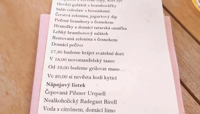 Hlinena Basta Menu - Újezdská 619