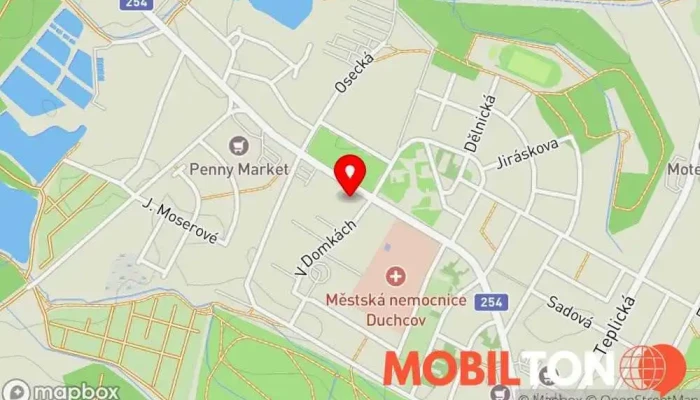 mapa Hospoda HAARO Hospoda v V Domkách 1331/66